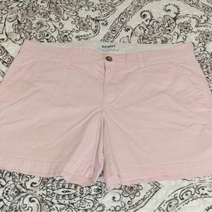 Pastel Pink Old Navy Size 14 Chino Shorts